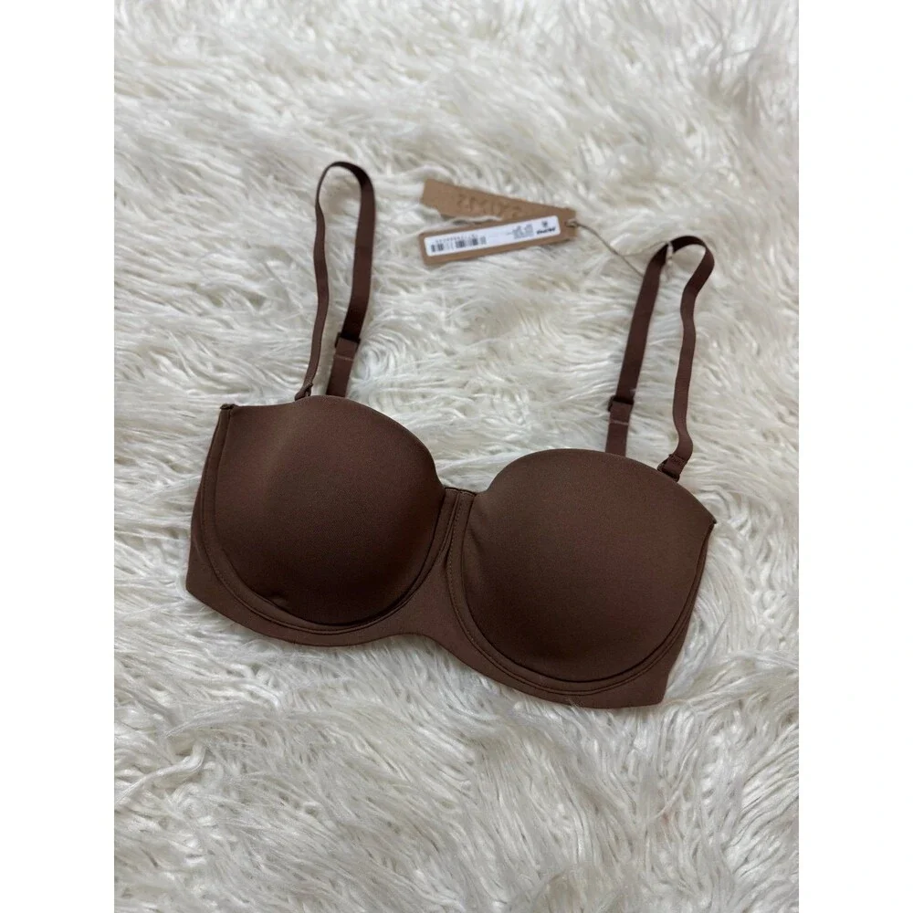 Skims Fits Everybody Strapless Bra Jasper Size 30D - Picture 3 of 7